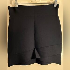 BCBGMaxAzria Black Mini Skirt